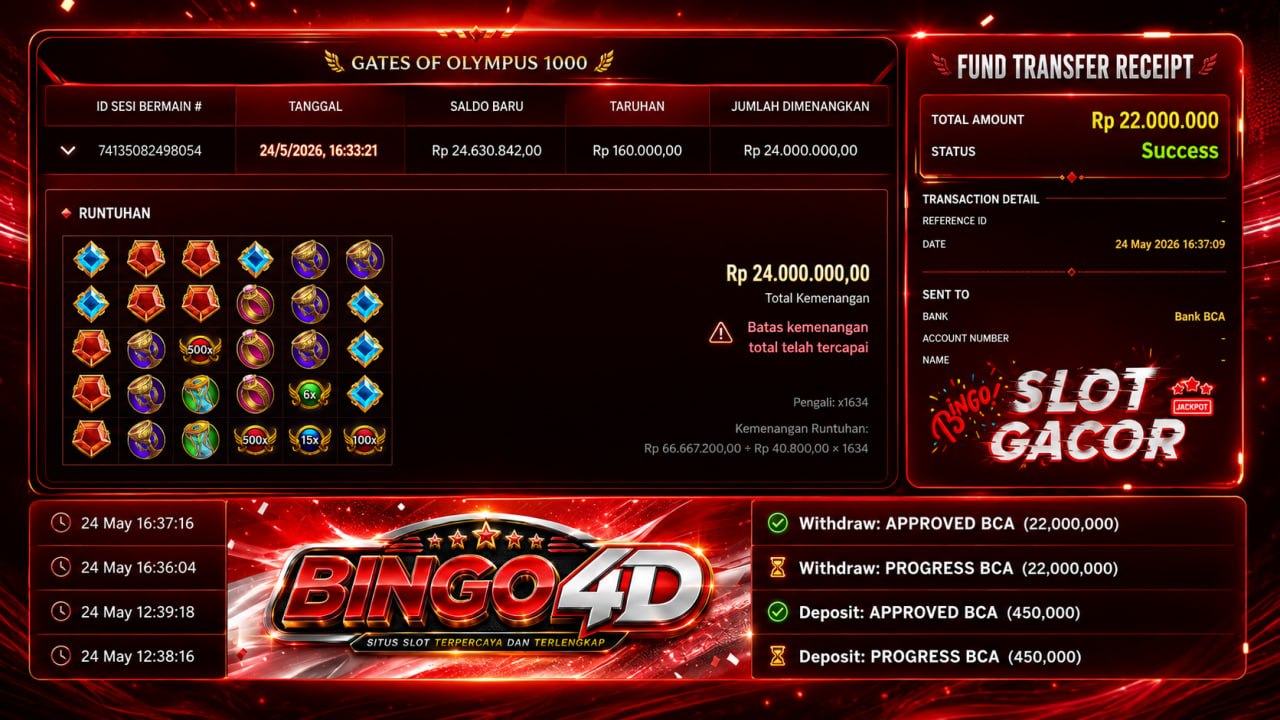BUYSPIN MAXWIN MEMBER BINGO4D
DEPOSIT : RP 𝟰𝟱𝟬.𝟬𝟬𝟬
WITHDRAW : RP 𝟮𝟮.𝟬𝟬𝟬.𝟬𝟬𝟬
LINK