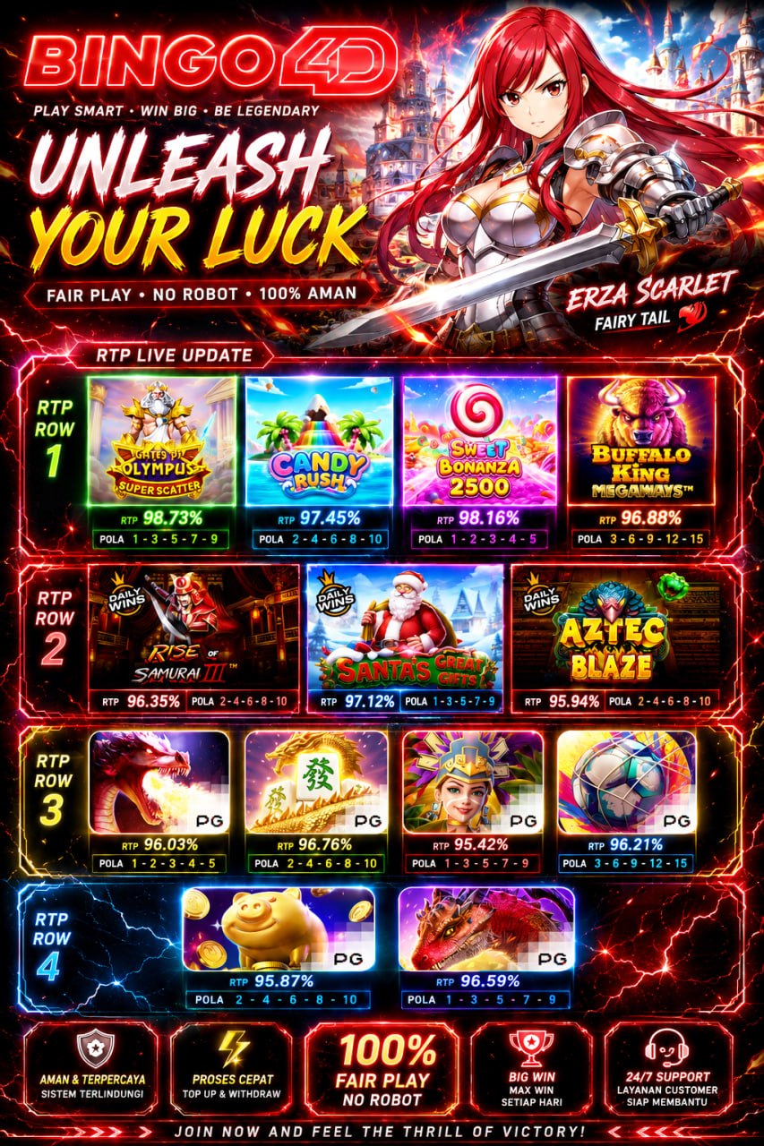 RTP SLOT GACOR BINGO4D HARI INI 🔥

LINK GACOR : https://bingo4dset.icu/