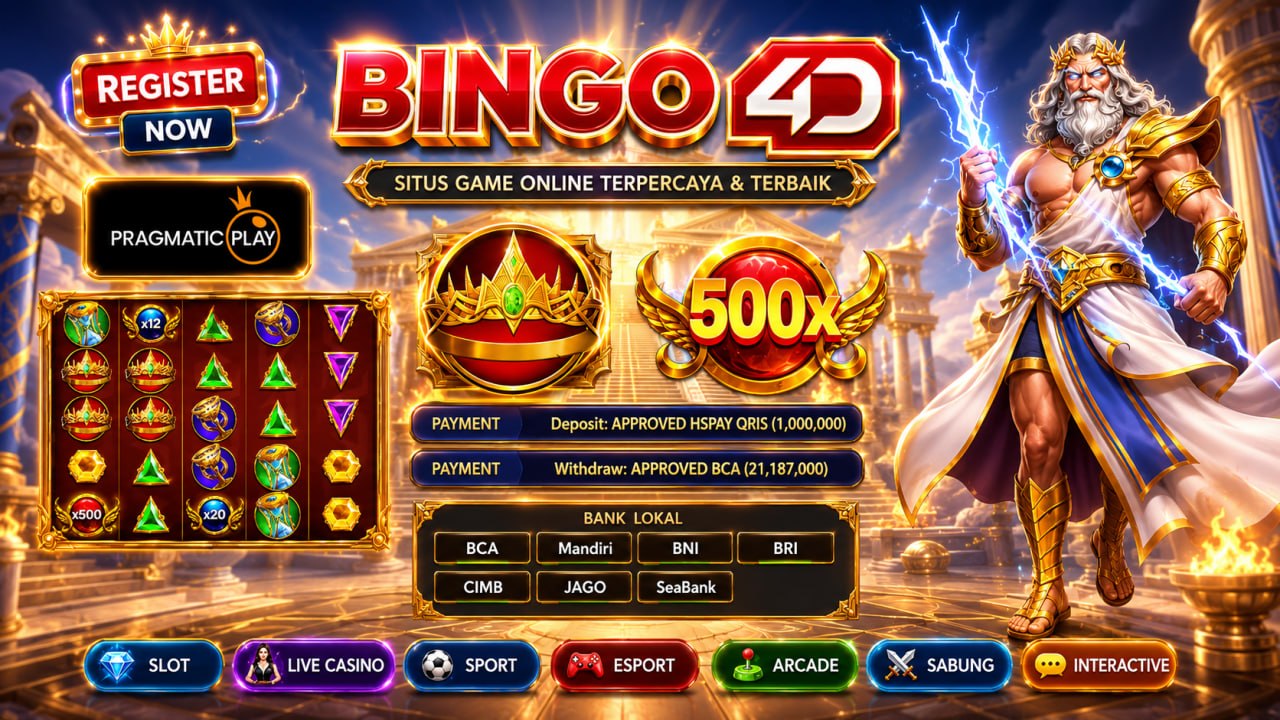🔥 SELAMAT KEPADA MEMBER BINGO4D 🔥
DEPOSIT : RP 1.000.000
WITHDRAW : RP 21.187.00