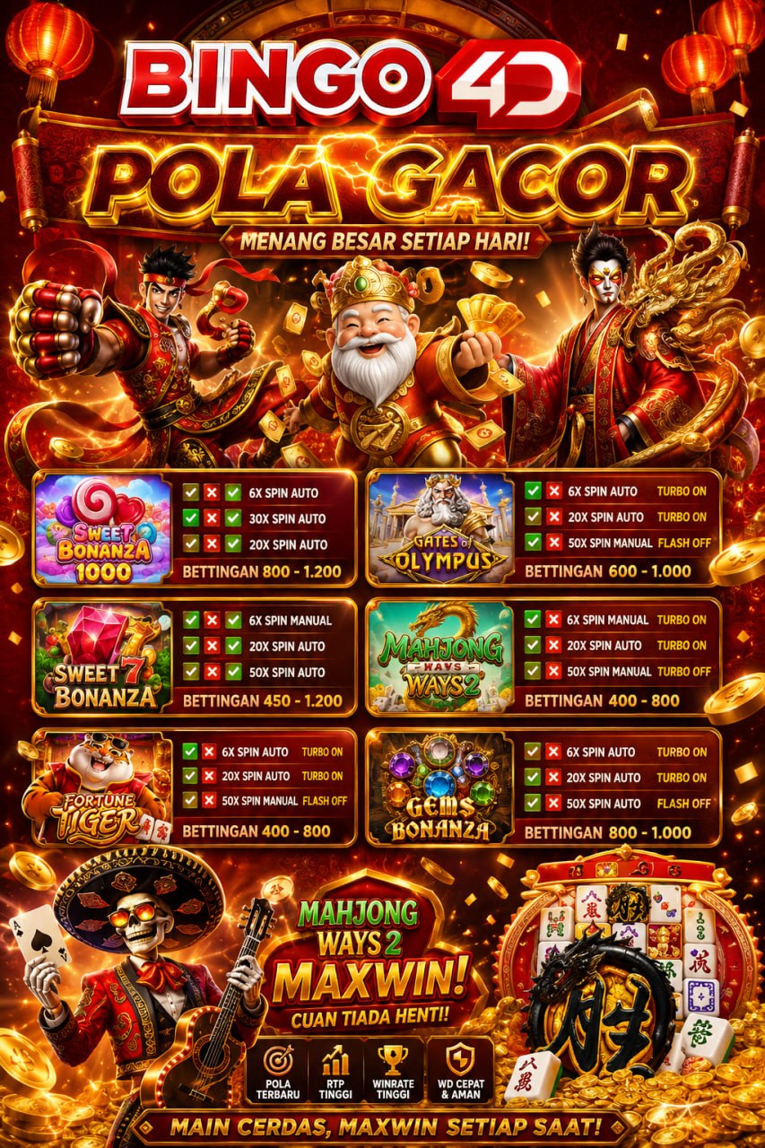 RTP SLOT GACOR BINGO4D HARI INI 🔥

LINK GACOR : https://bingo4dseet.fun/