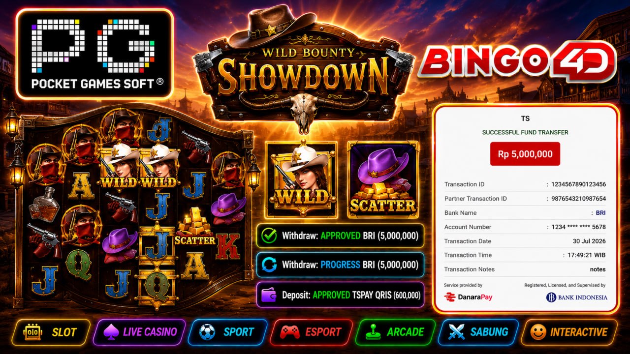 MENYALAH BINGO4D 🔥🔥🔥🔥
DEPOSIT : RP 600.000
WITHDRAW : RP 5.000.000
LINK DAFTAR: 