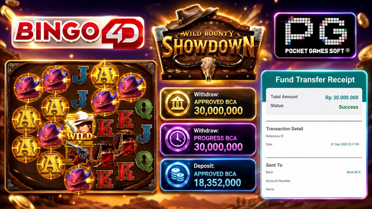 🔥 GACOR BINGO4D 🔥
DEPOSIT : RP 18.352.000
WITHDRAW : RP 30.000.000
LINK DAFTAR: 