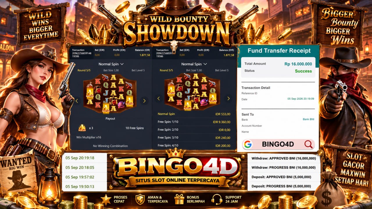 🔥 GACOR BINGO4D 🔥
DEPOSIT : RP 5.000.000
WITHDRAW : RP 16.000.000
LINK DAFTAR: h