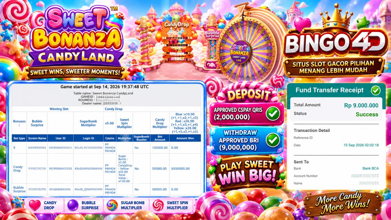 🔥 GACOR BINGO4D 🔥
DEPOSIT : RP 2.000.000
WITHDRAW : RP 9.000.000
LINK DAFTAR: ht