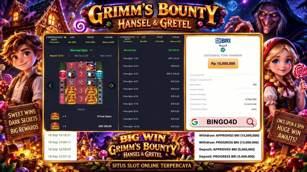 🔥 GACOR BINGO4D 🔥
DEPOSIT : RP 5.000.000
WITHDRAW : RP 15.000.000
LINK DAFTAR: h